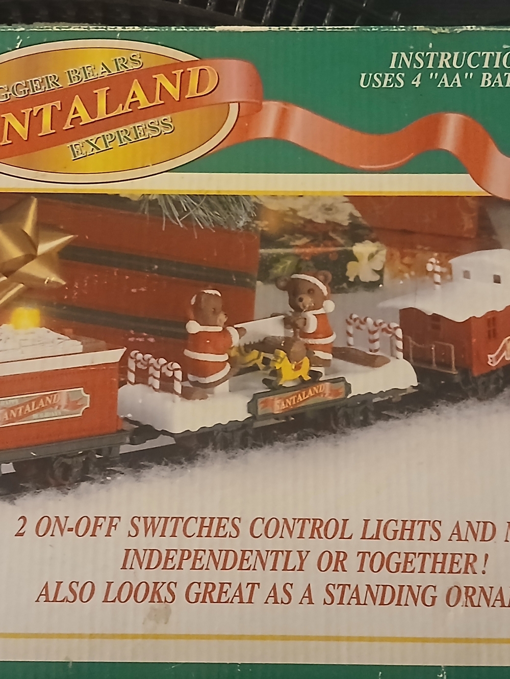 Logger Bears SantaLand Express Forward Locomotive Train Set